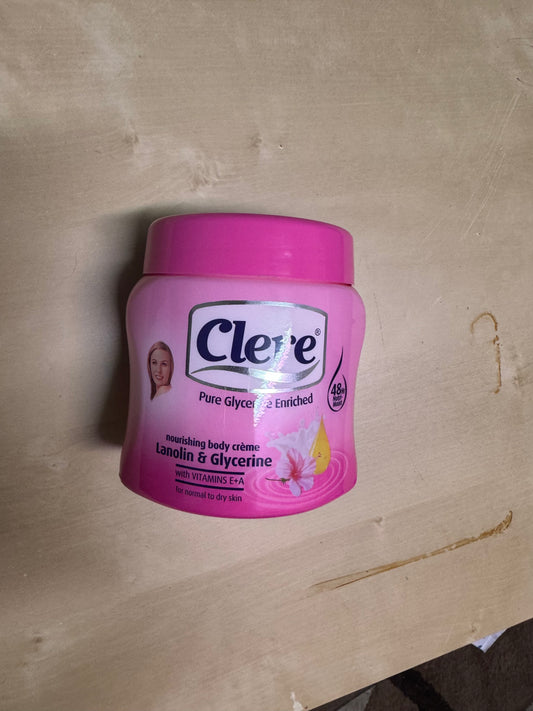 Clere body cream - Lanolin and Glycerine 500mls